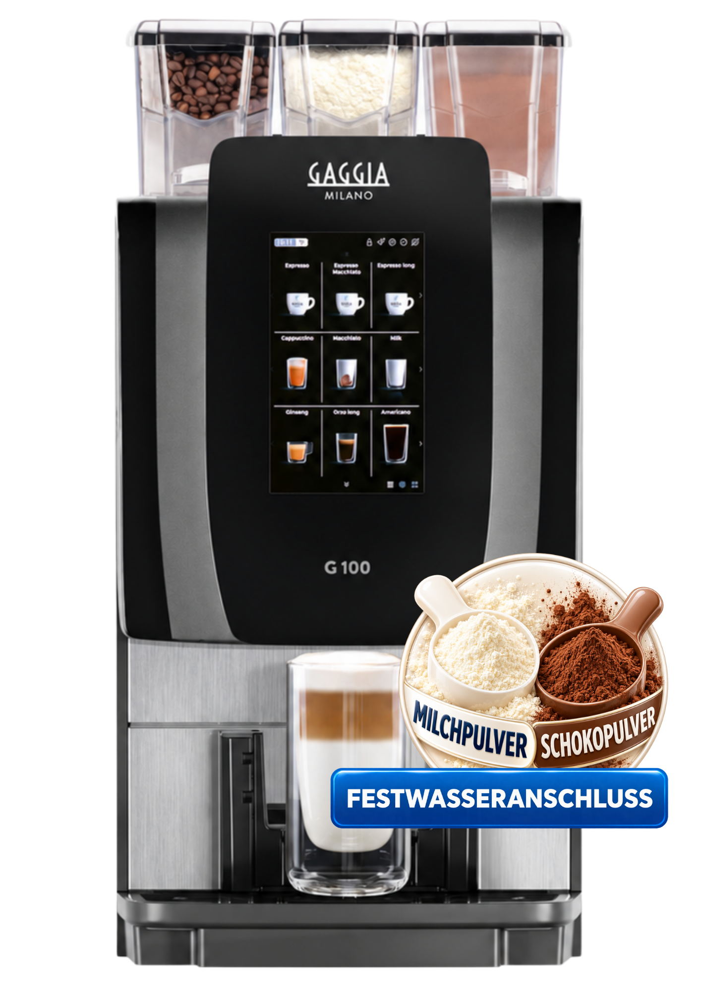 Gaggia G 100 Festwasseranschluss / ES+ 2IN Professional Kaffeevollautomat 