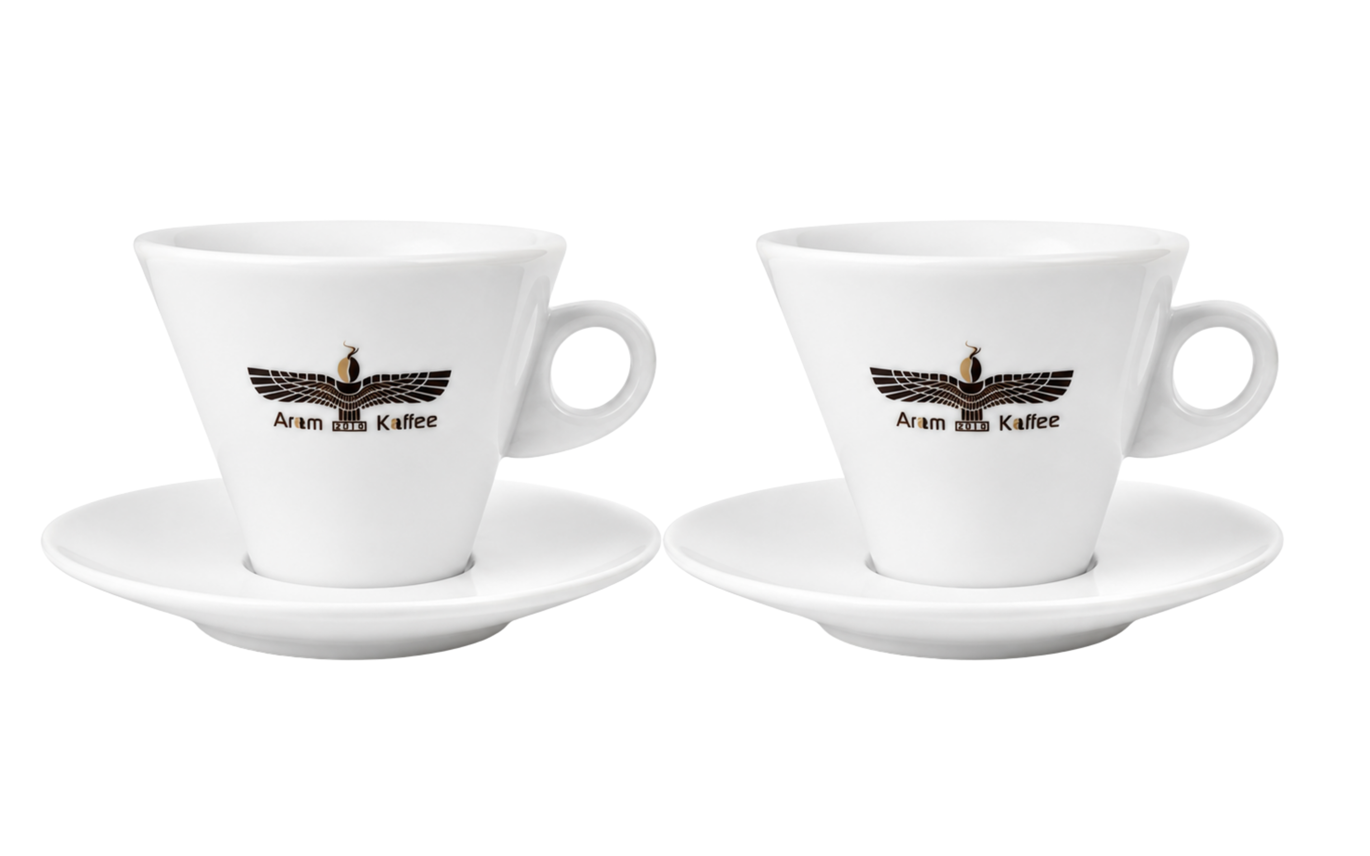 O24 - Aram-Kaffee Porzellan Espresso Tassen (2er Set)